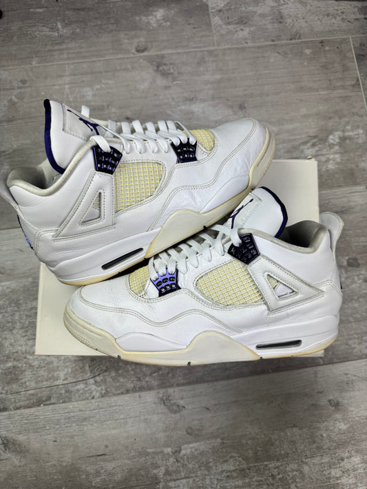 44.5 - Jordan 4 Retro 'Metallic Purple'