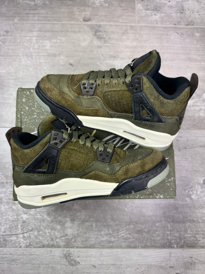 36 - Jordan 4 Retro 'Craft Olive' (GS)