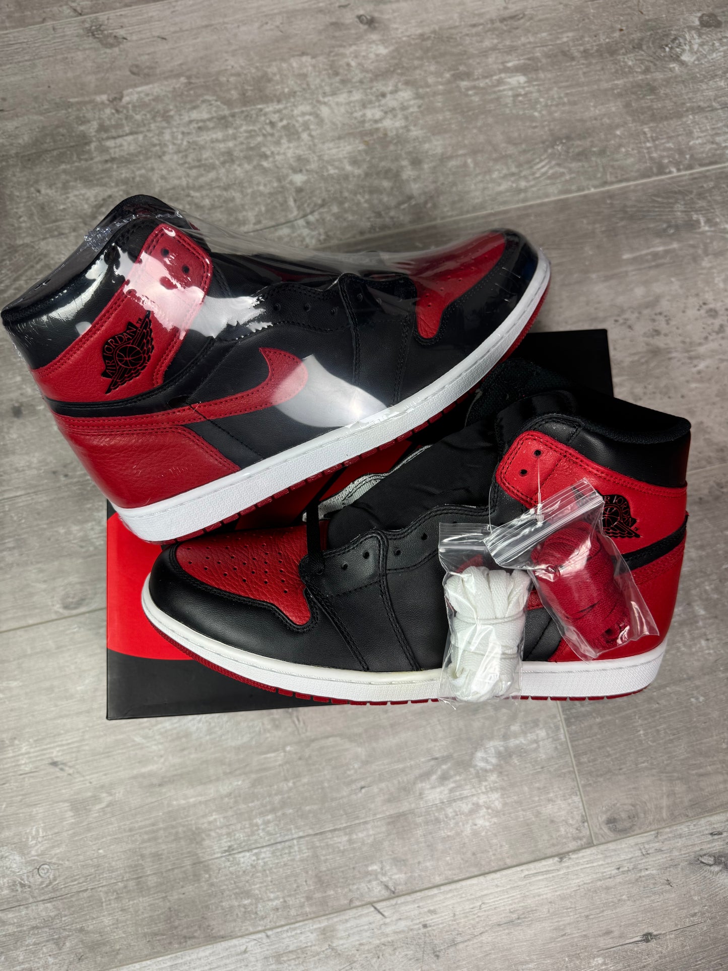 47.5 - Jordan 1 High Retro 'Bred' 2016