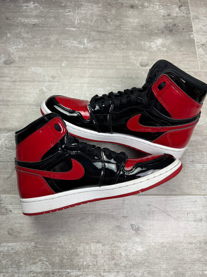 40.5 - Jordan 1 Retro High 'Bred Patent'