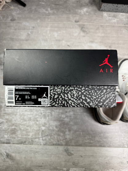 40 - Jordan 3 Retro 'White Cement Reimagined' (GS)