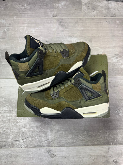 36 - Jordan 4 Retro 'Craft Olive' (GS)